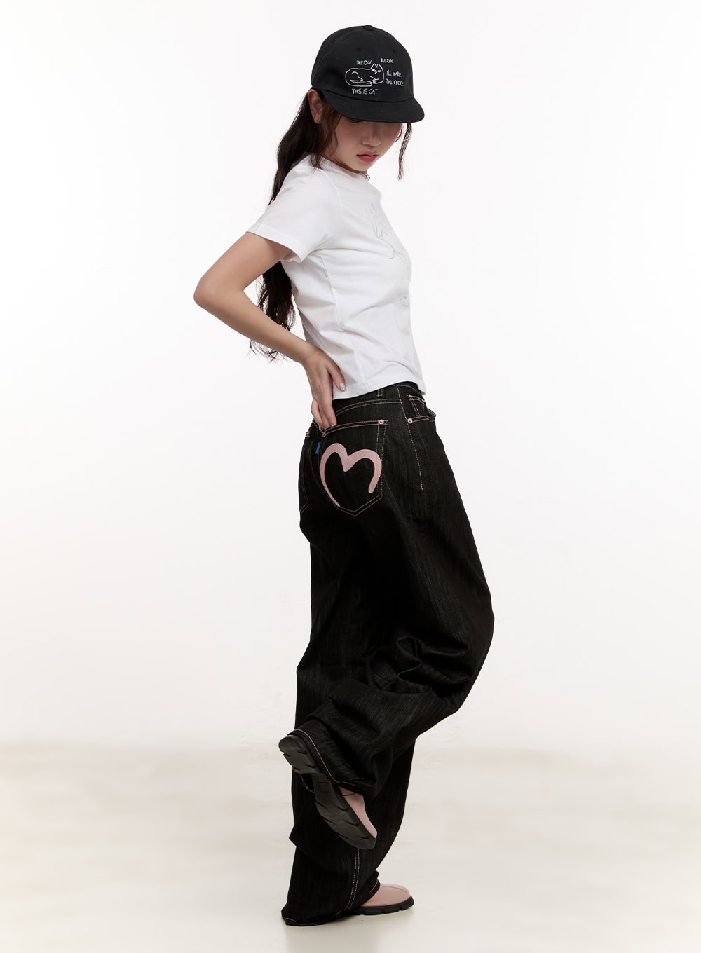 Trinity Stitched Baggy Jeans CM510