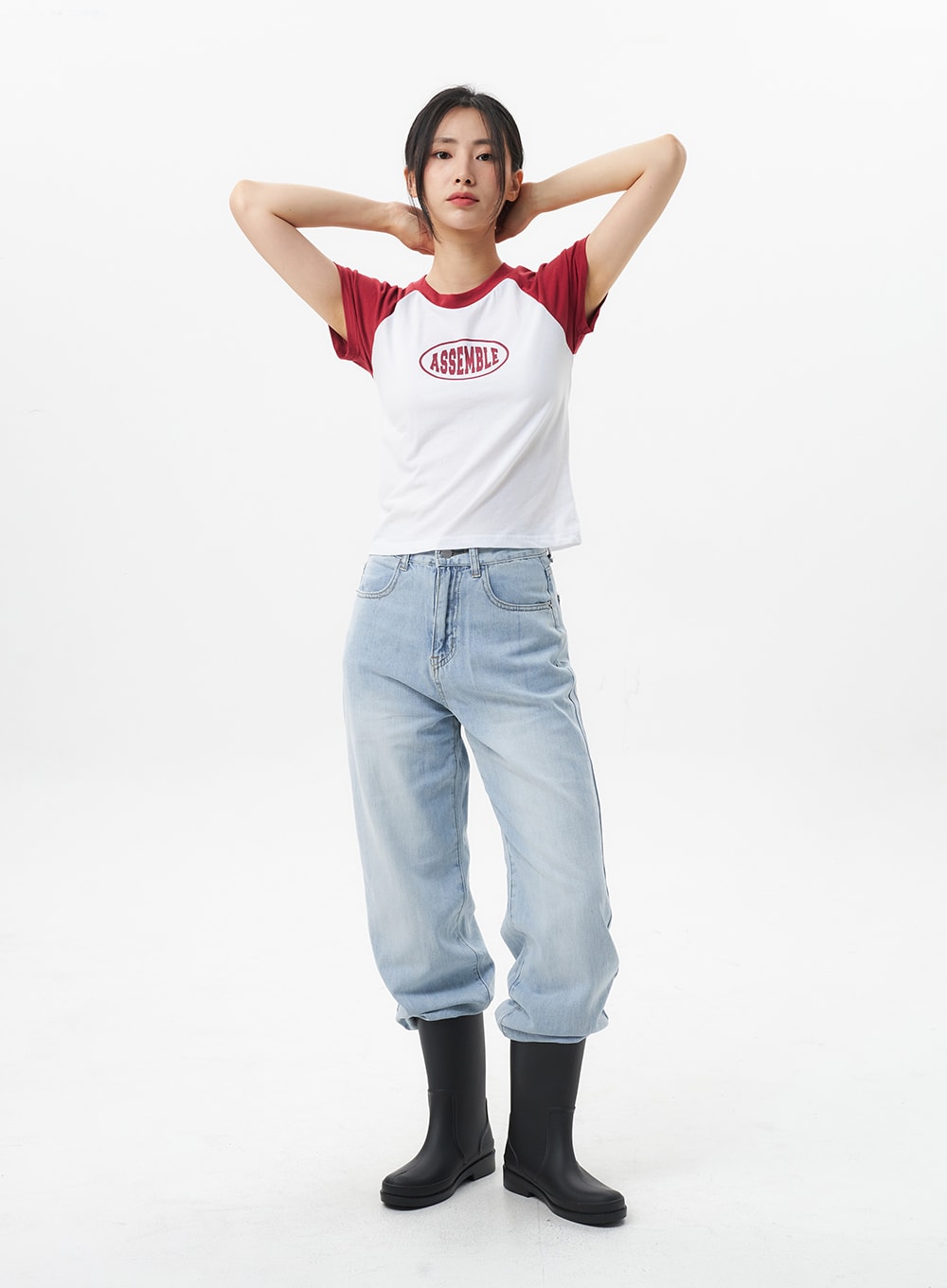 Wide Straight Leg Jeans OL304