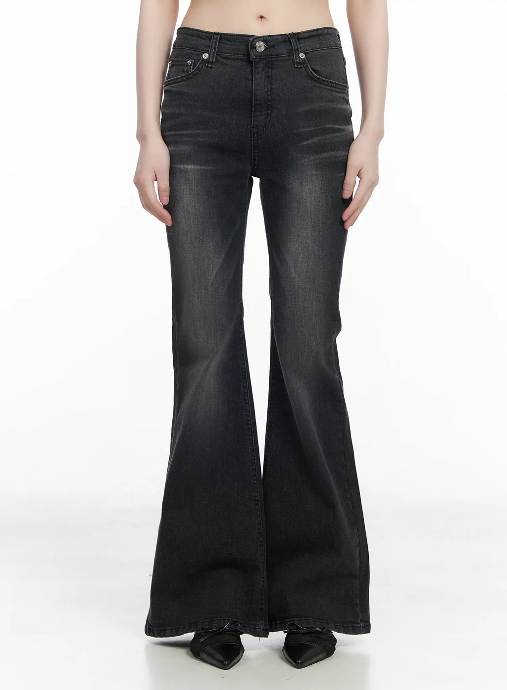 Gio Washed Bootcut Jeans CM524
