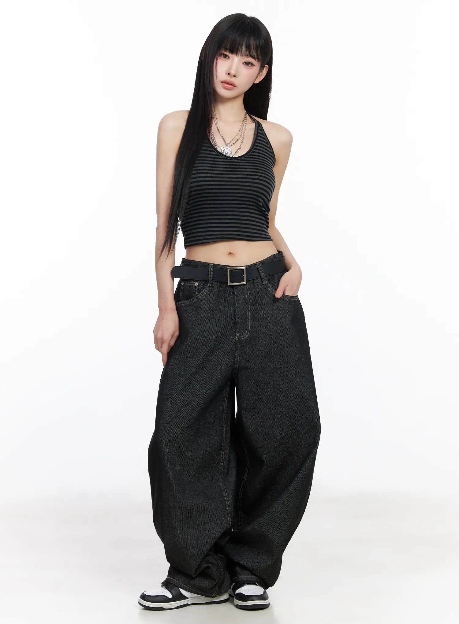 Birdie Wide Leg Baggy Jeans CF519