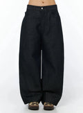 Evania Low-Rise Baggy Jeans IU508