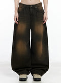 Alayna Vintage Wash Baggy Jeans IM502