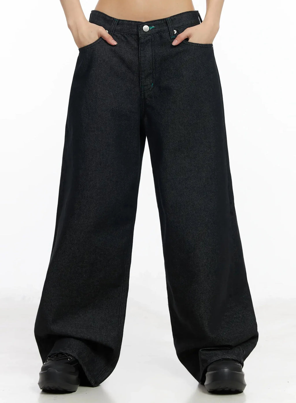 Ayah Casual Wide Leg Jeans IM530