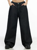 Ayah Casual Wide Leg Jeans IM530