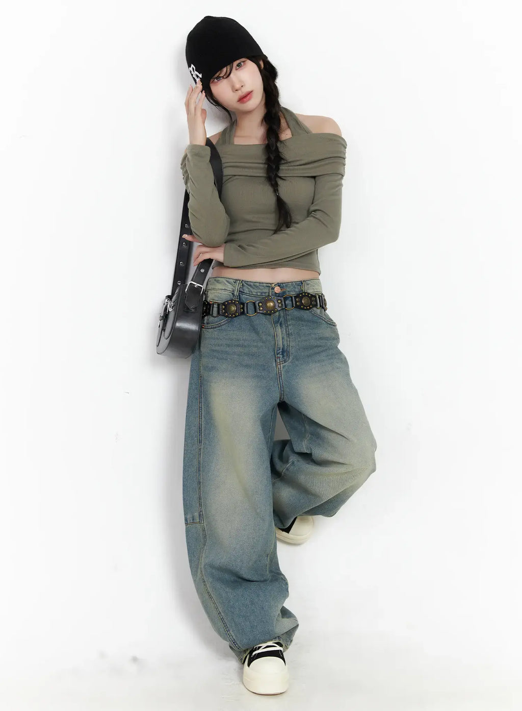 Mariah Wide Leg Baggy Jeans CJ526
