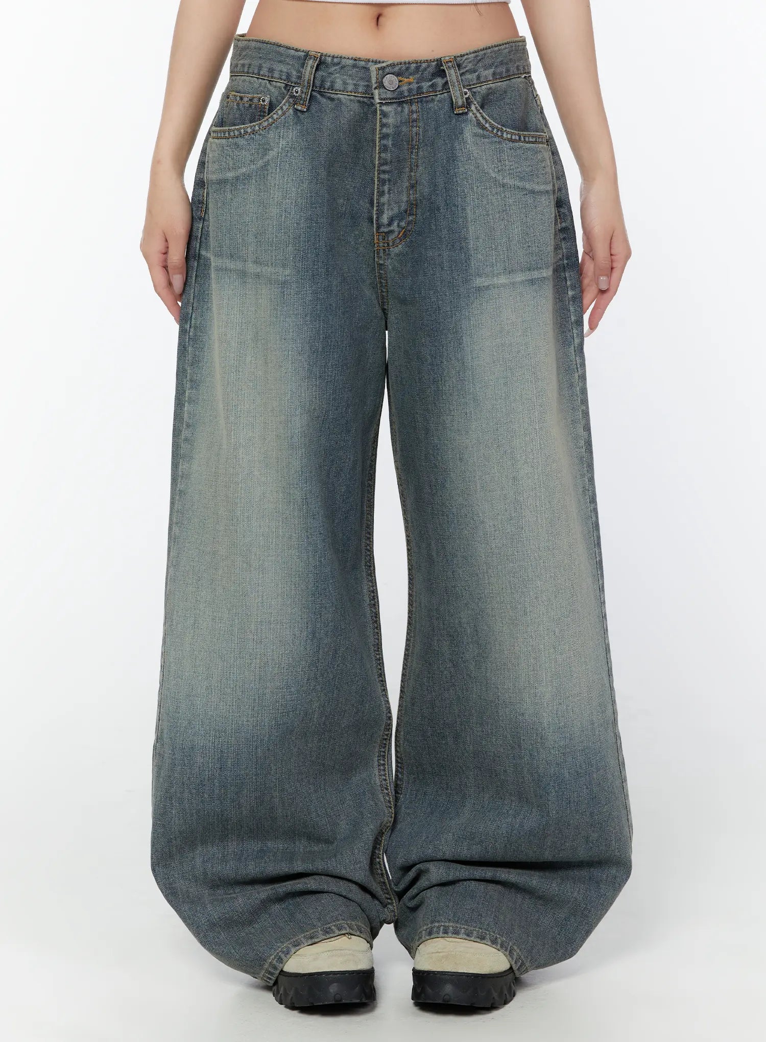 Stacy Vintage Wide Leg Jeans CY518