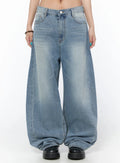 Airi Casual Wide Leg Jeans CY529