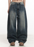 Leilani Washed Baggy Jeans CM531
