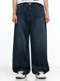 Men's Dark-Wash Vintage Jeans IL516