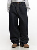 Lily Stitched Wide-Leg Jeans CN426