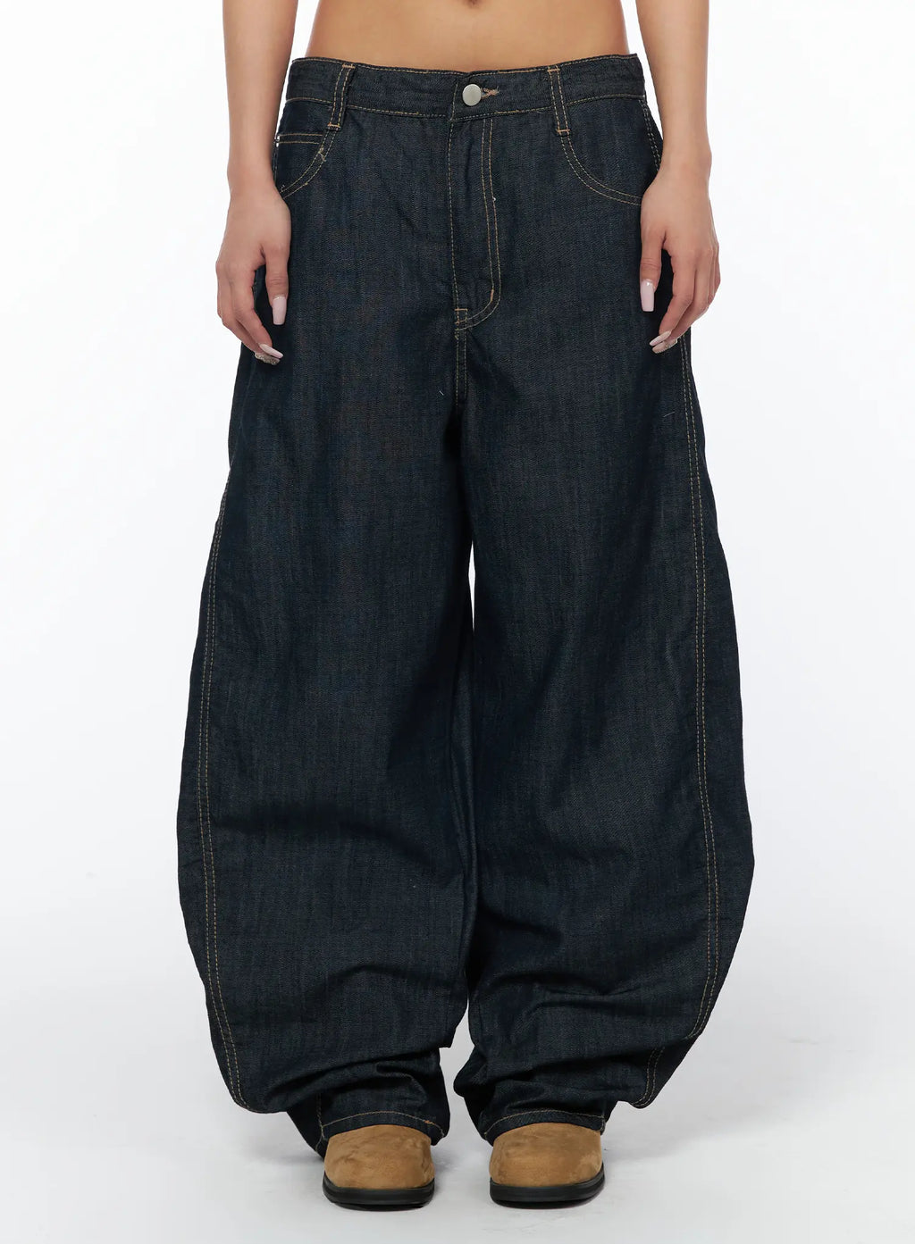 Juju Vintage Style Baggy Jeans CA516