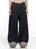 Oakley Cuffed Wide-Leg Jeans CS511
