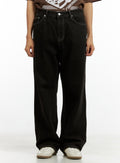 Men's Wide Fit Washed Baggy Jeans CL429