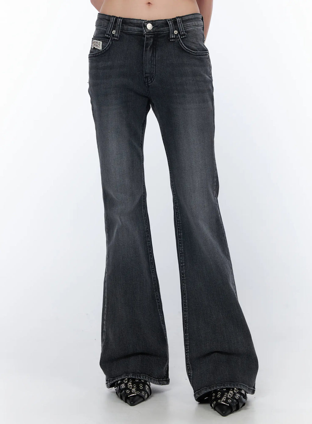 Salem Vintage Wash Low Rise Bootcut Jeans CA530