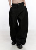 Vada Stitched Wide Leg Jeans CS530