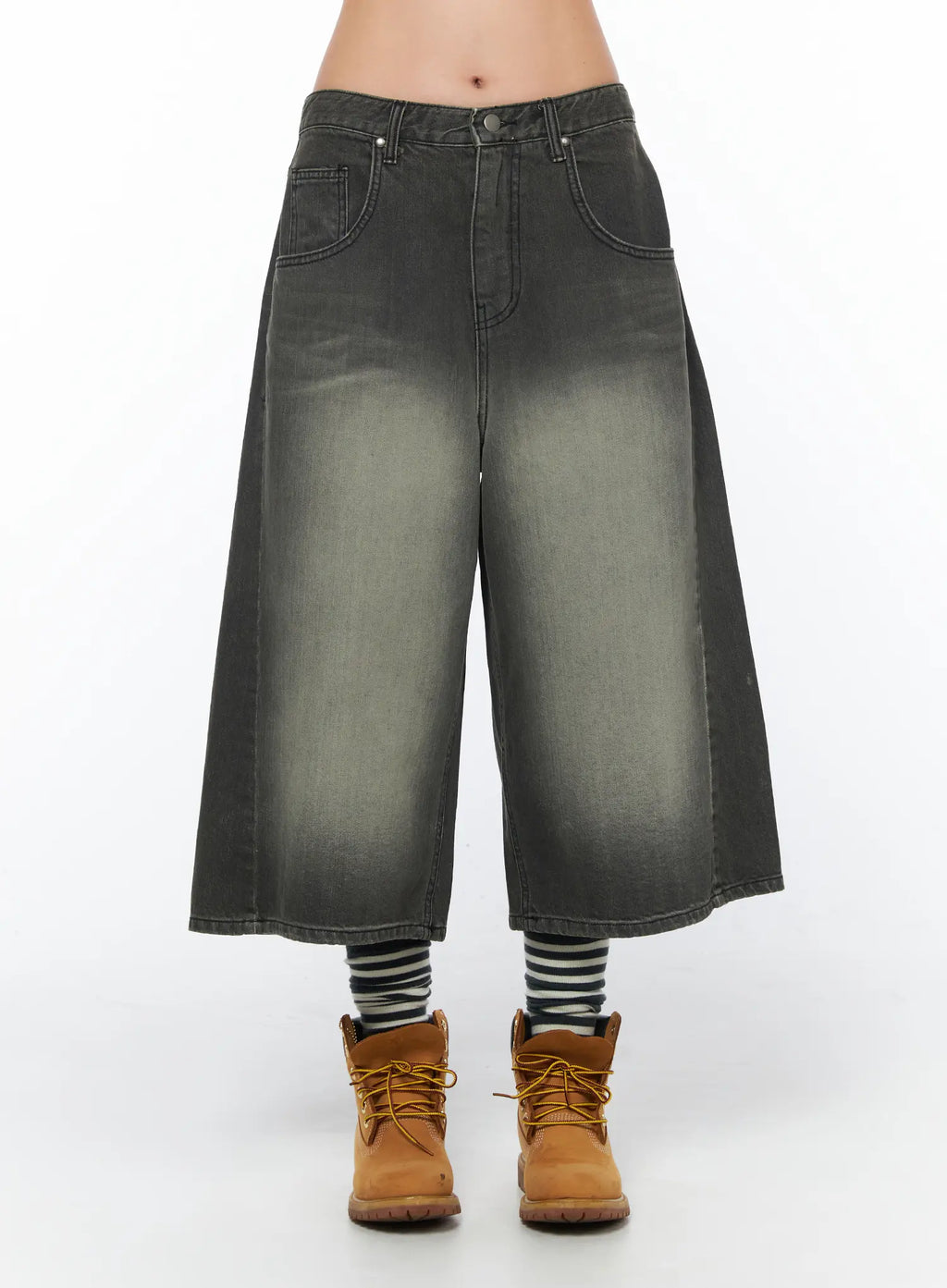Vintage Style Baggy Denim Shorts CA524