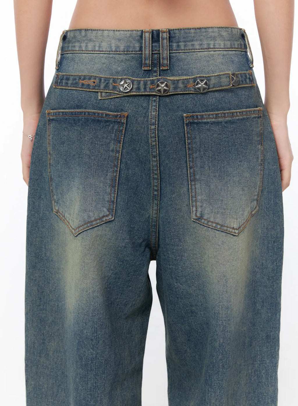 Brit Relaxed Fit Wide Leg Jeans CY512
