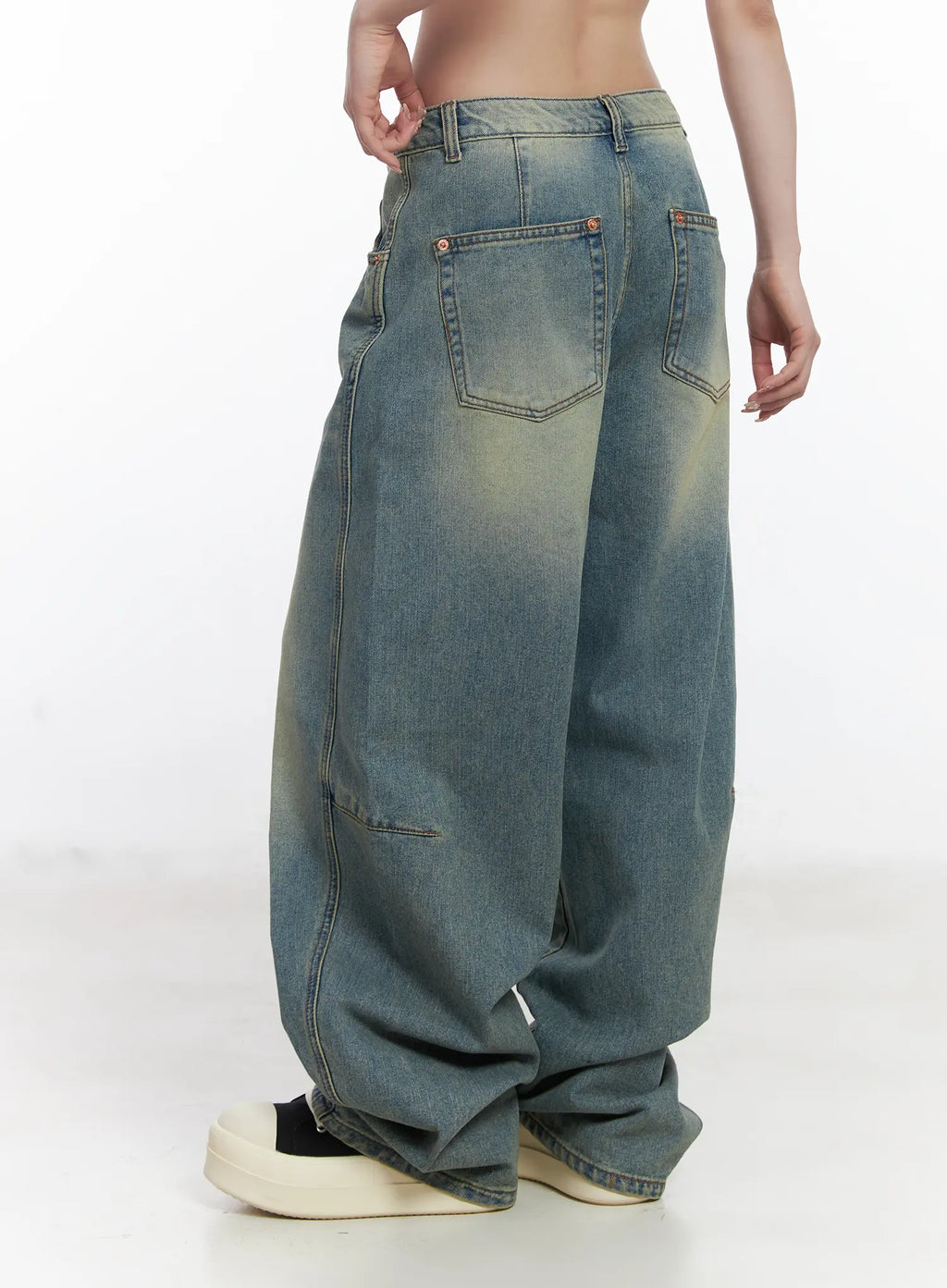 Mariah Wide Leg Baggy Jeans CJ526