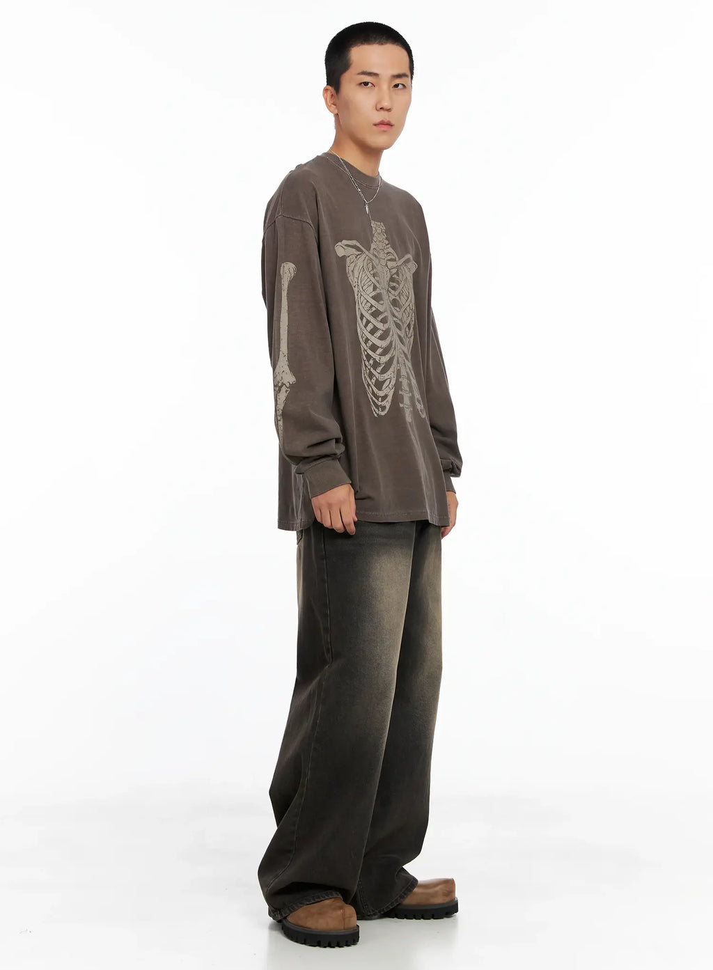 Men's Deep Washed Jeans IS502
