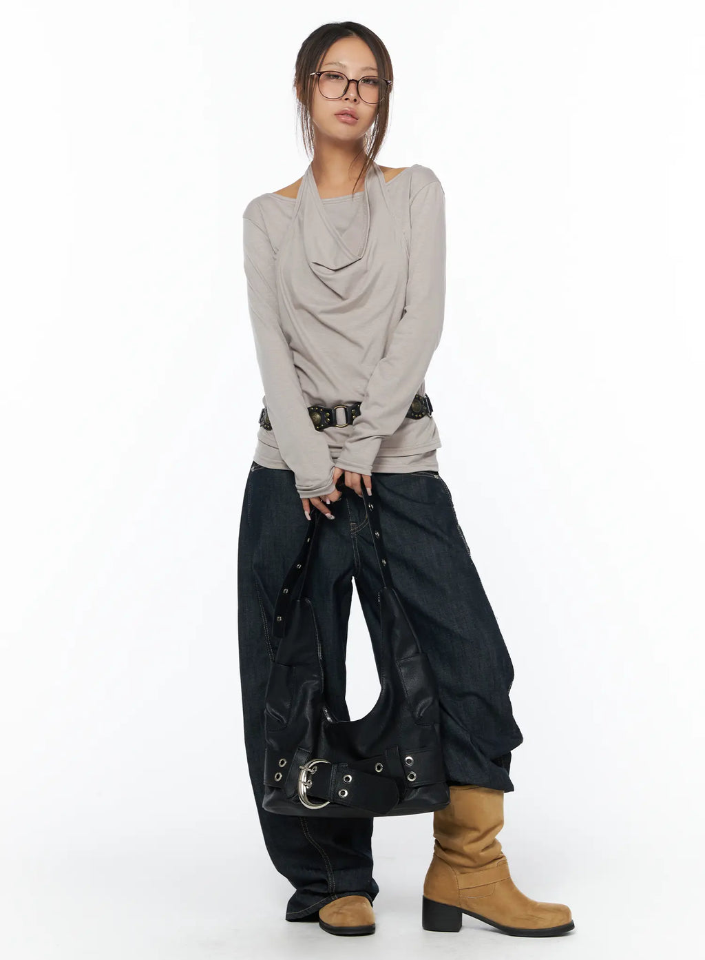 Juju Vintage Style Baggy Jeans CA516