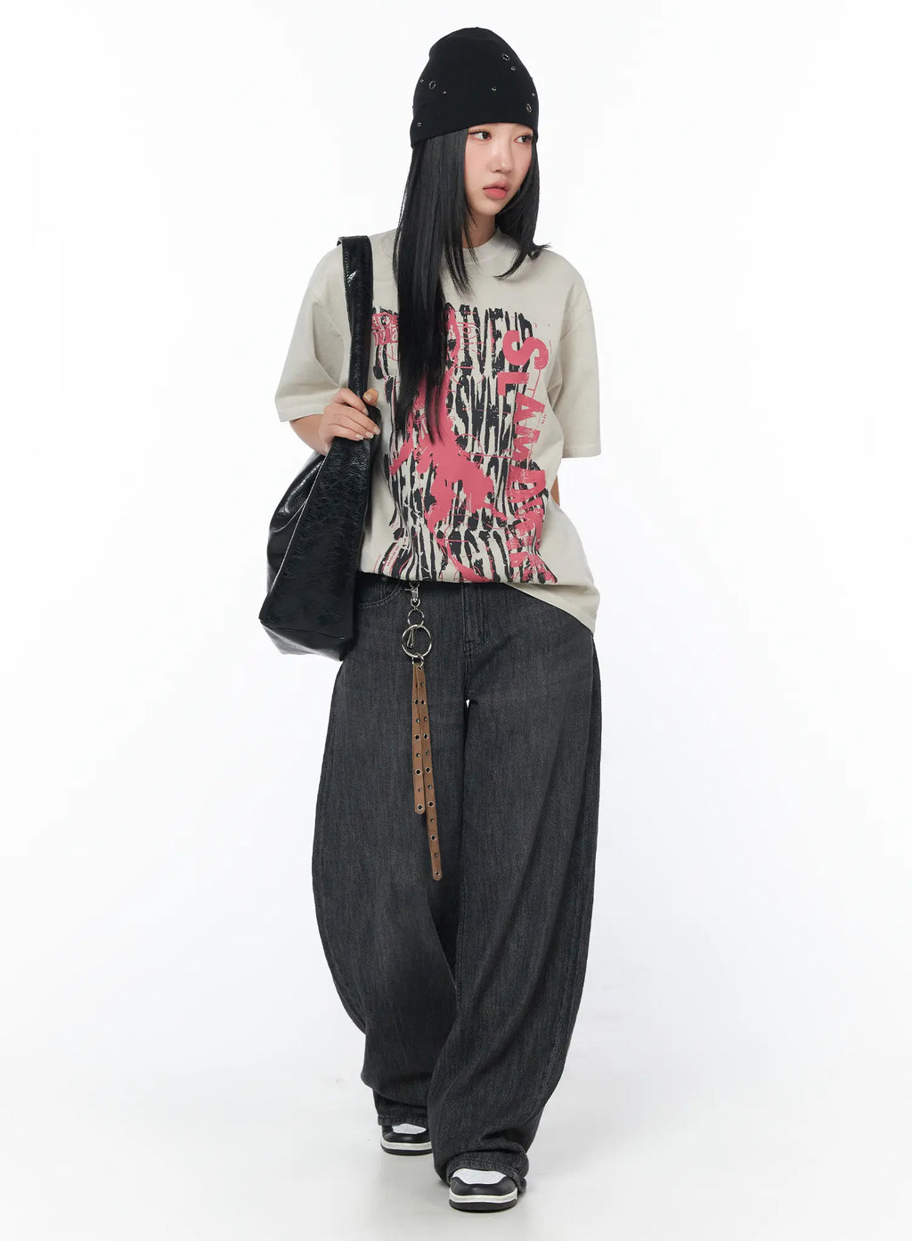 Tanya Baggy Dark Jeans CY513