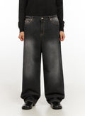 Men's Wide Fit Cotton Denim Jeans ID413