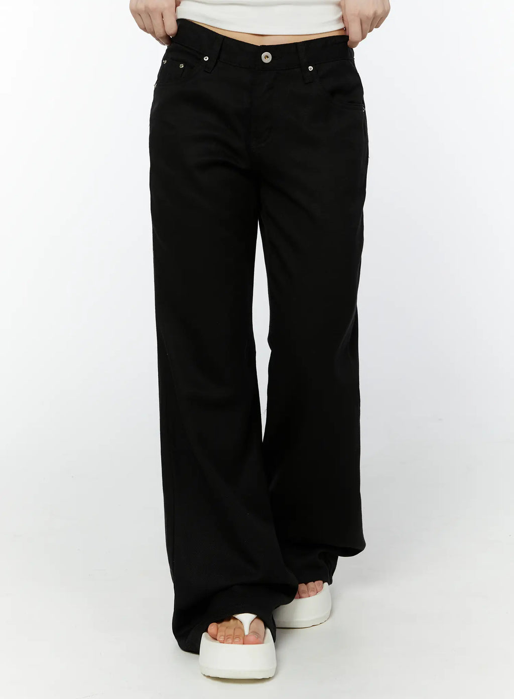 Amaiyah Low Rise Summer Bootcut Pants IY511