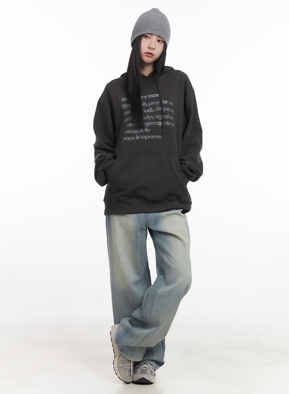 Nicola Washed Wide-Leg Jeans CF514