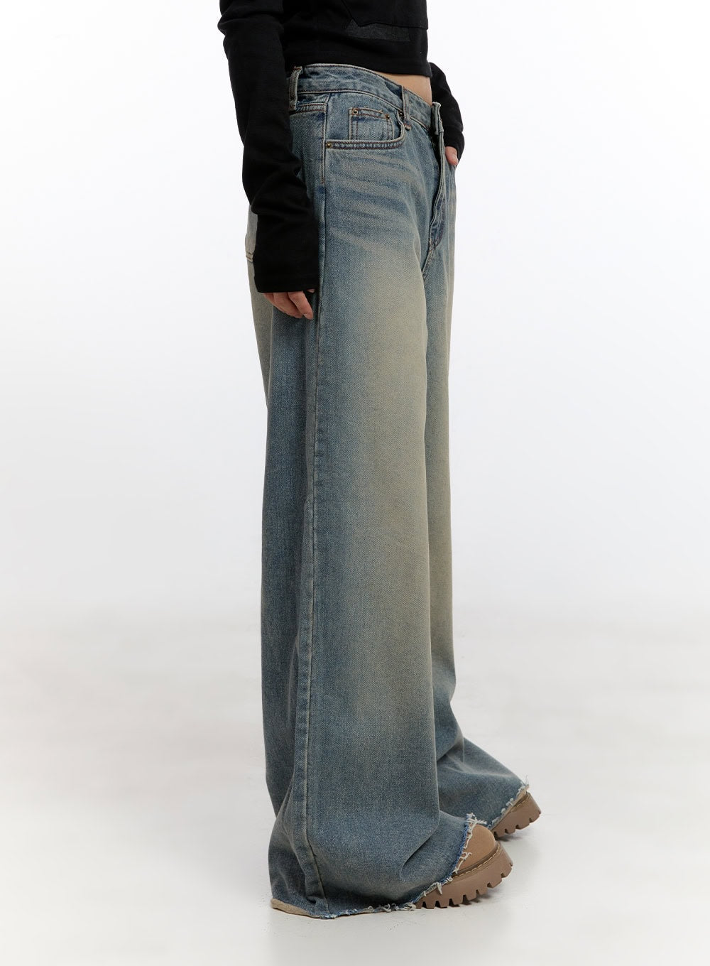 Felicia Cotton Wide Fit Baggy Jeans CN425