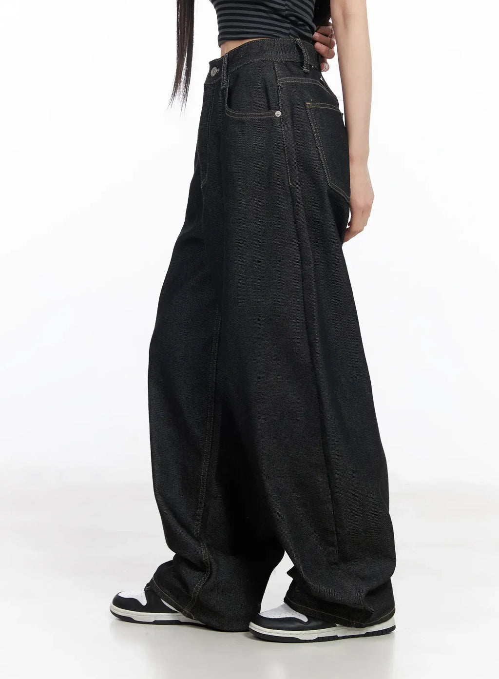 Birdie Wide Leg Baggy Jeans CF519