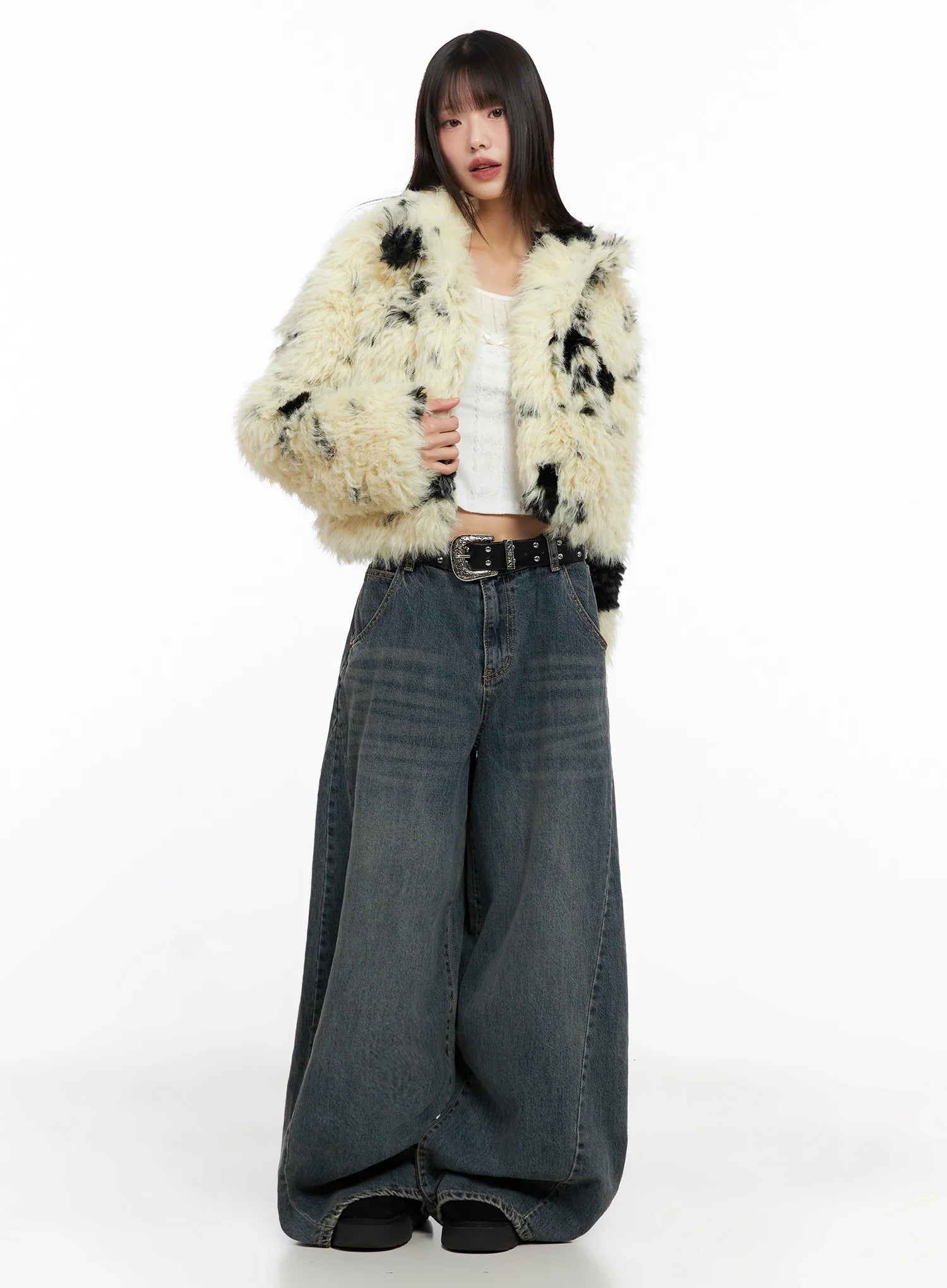 Skyler Washed Balloon Fit Jeans IN503