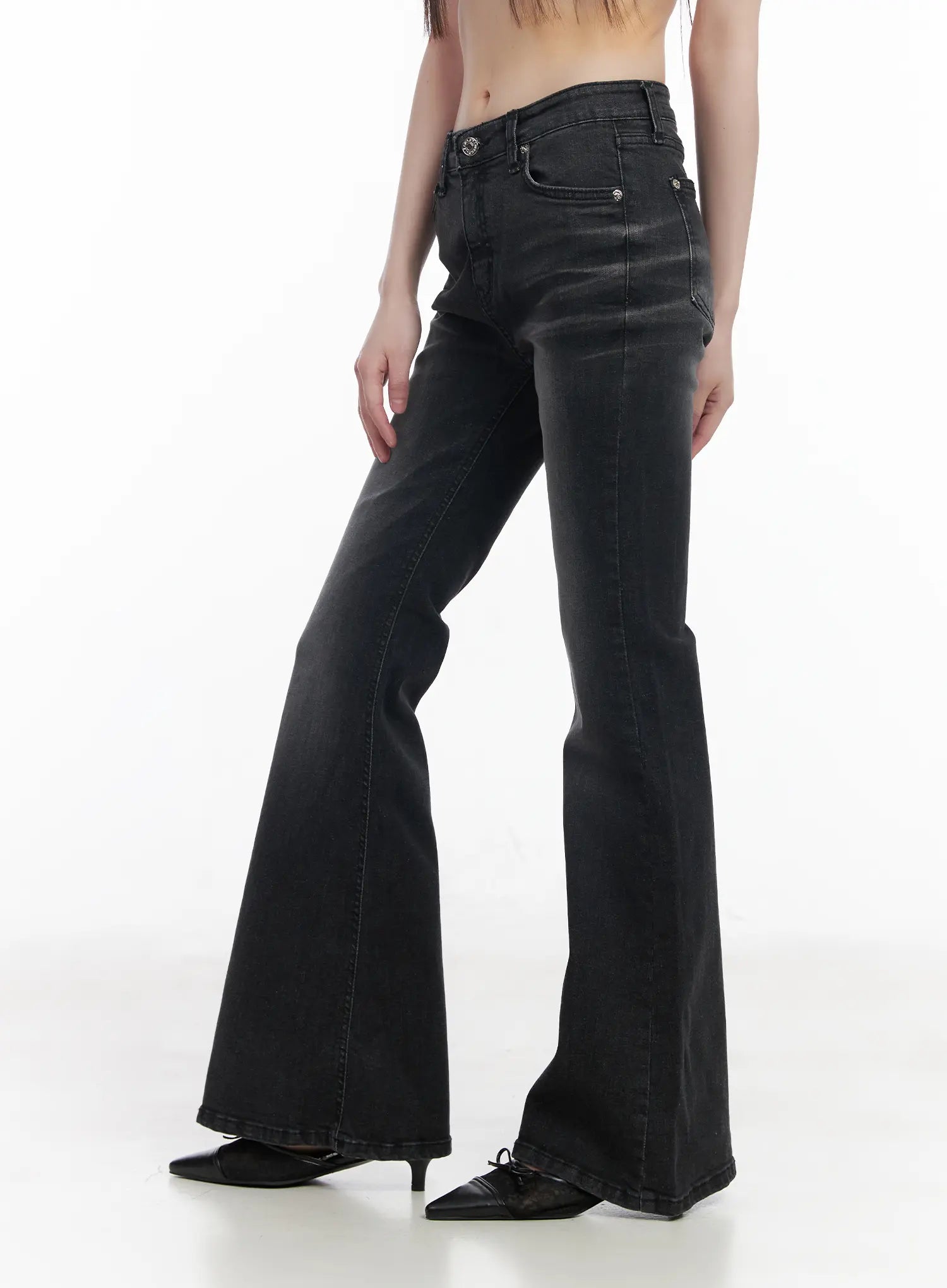 Gio Washed Bootcut Jeans CM524