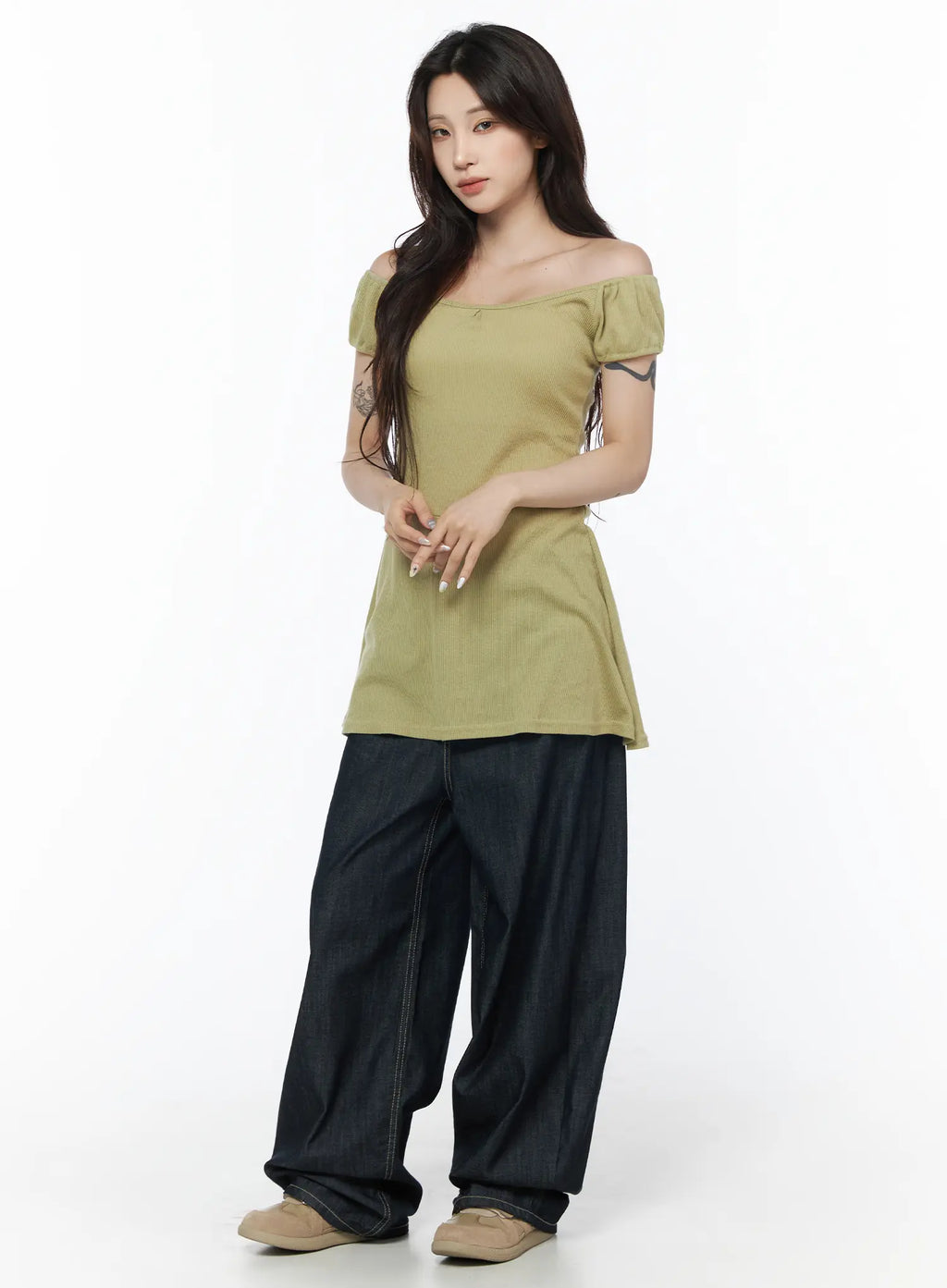 Adira Baggy Wide Jeans CU510