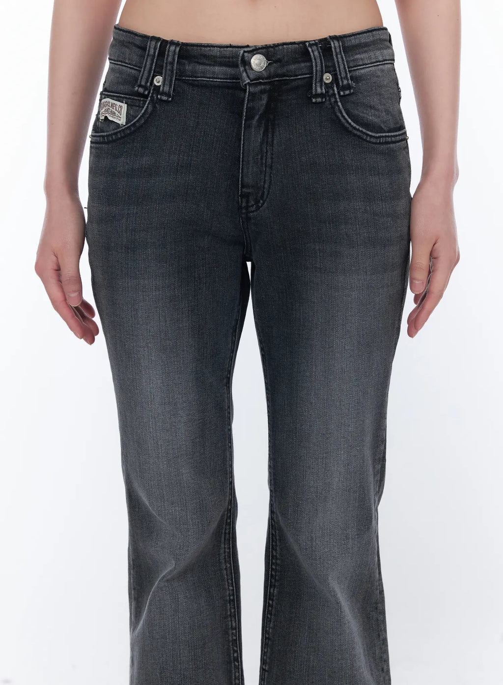 Salem Vintage Wash Low Rise Bootcut Jeans CA530