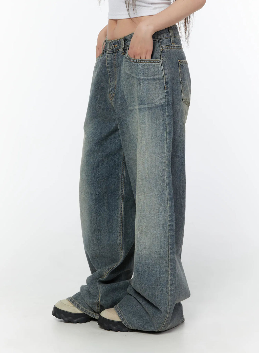 Stacy Vintage Wide Leg Jeans CY518