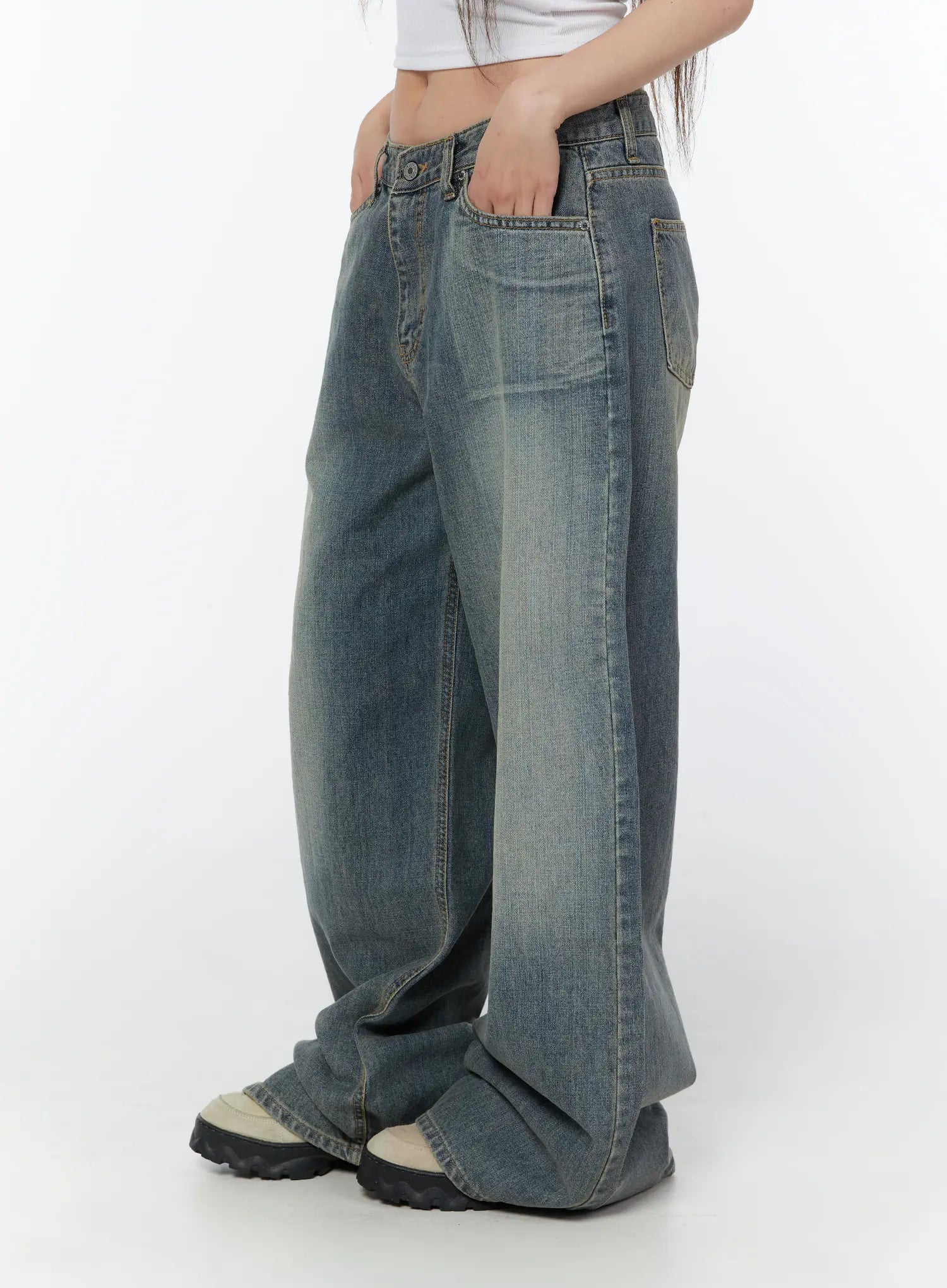 Stacy Vintage Wide Leg Jeans CY518