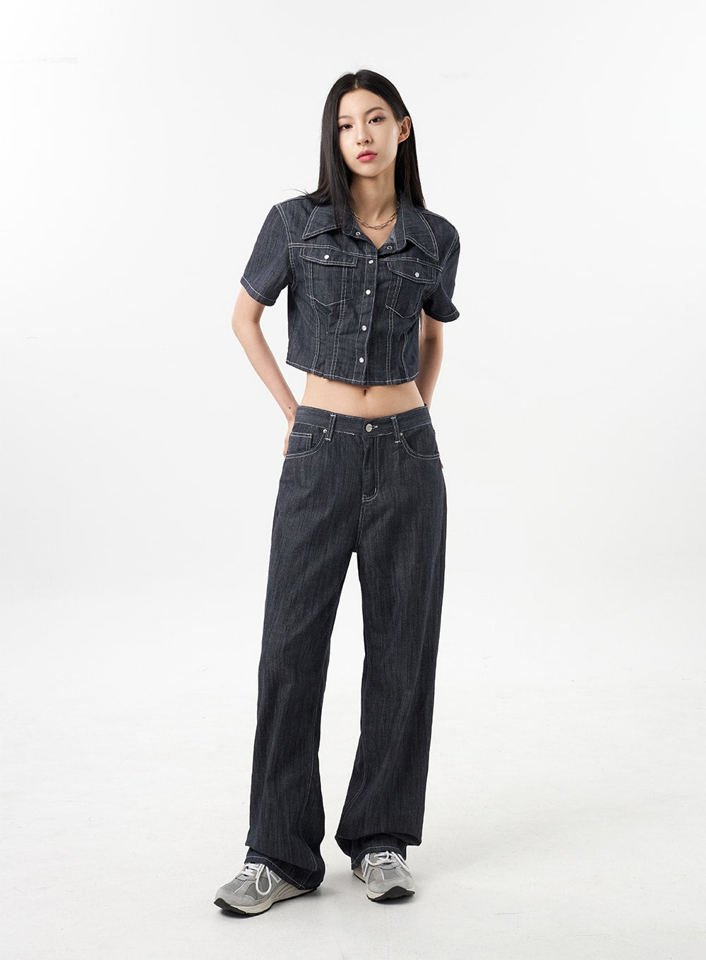 Low Rise Wide Pants CU312