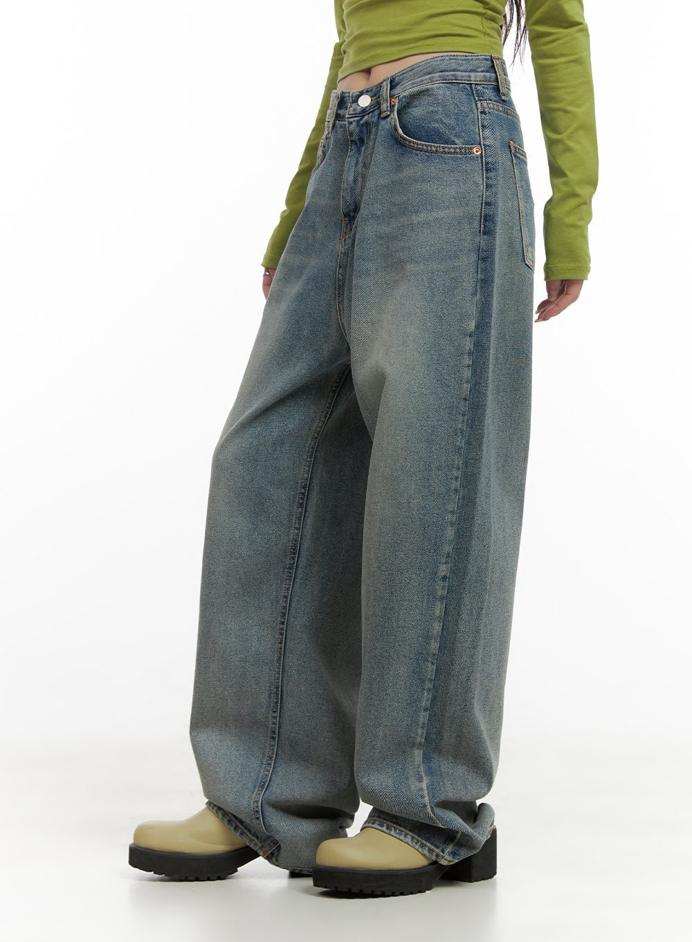 Millie Washed Baggy Jeans CG421