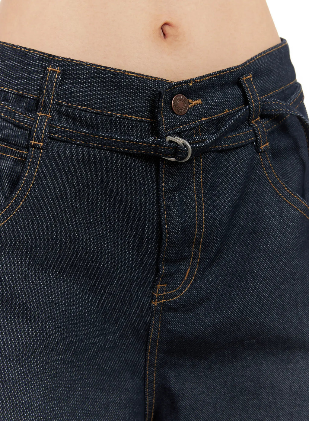 Alanna Sun Belt Baggy Jeans CO528