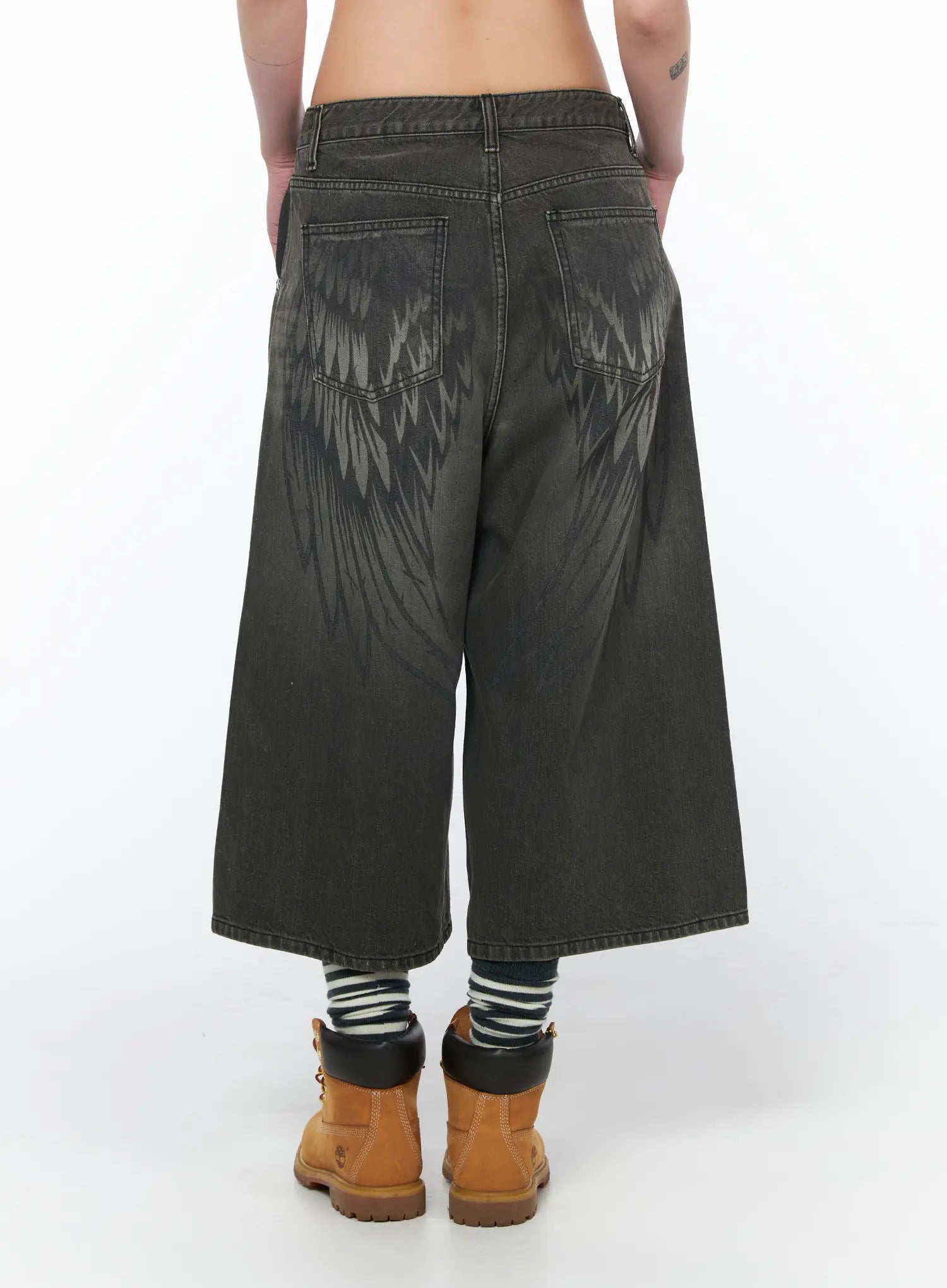Vintage Style Baggy Denim Shorts CA524