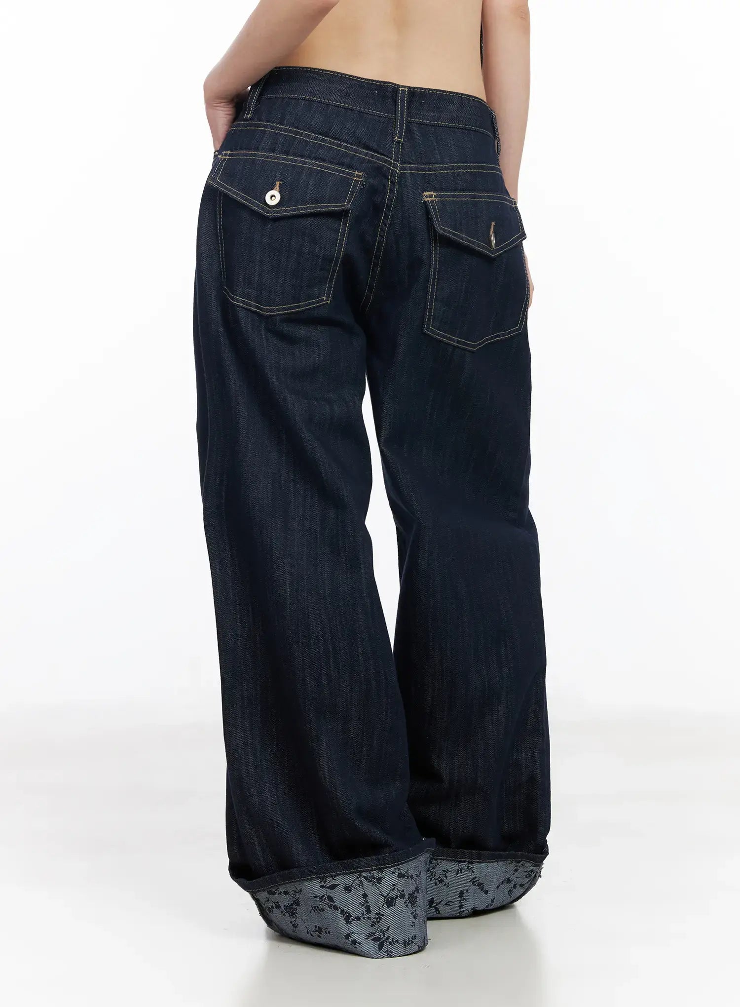 Raya Cuffed Baggy Jeans CF518