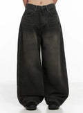 Hari Dark Washed Baggy Jeans IG527