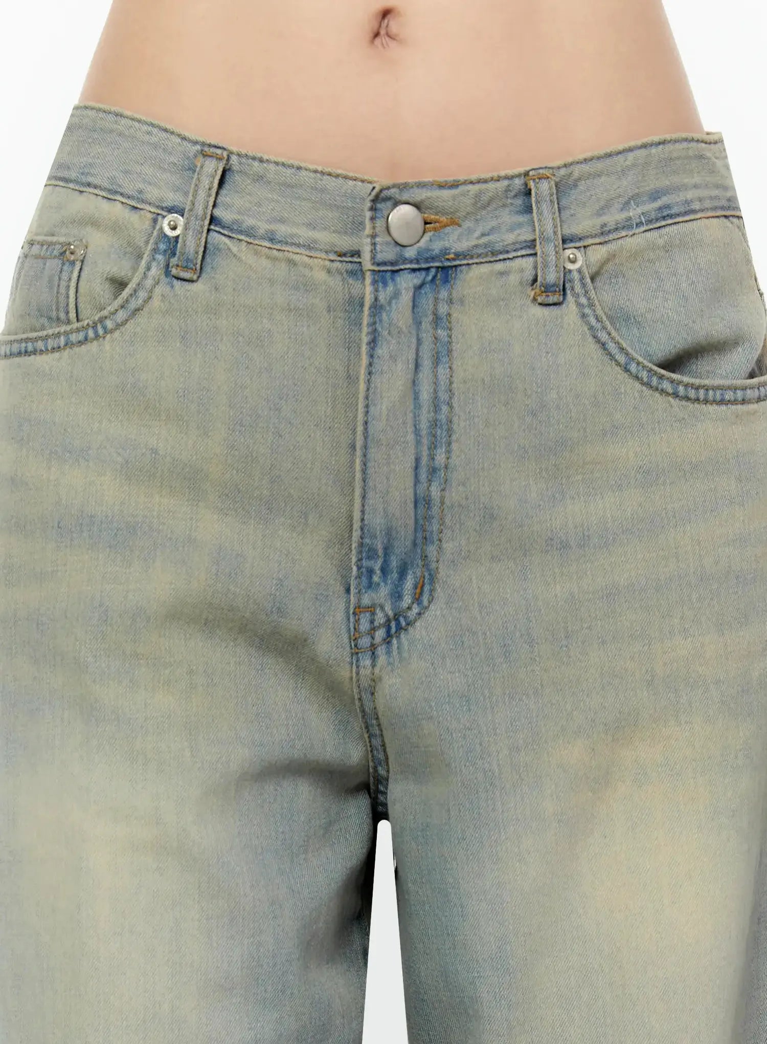 Naia Washed Baggy Jeans IU524