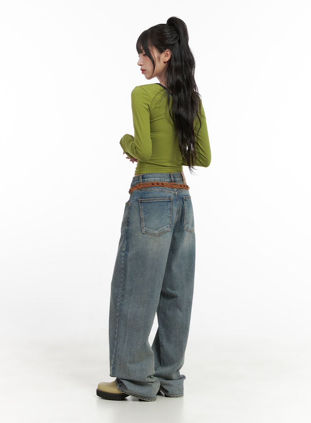Millie Washed Baggy Jeans CG421