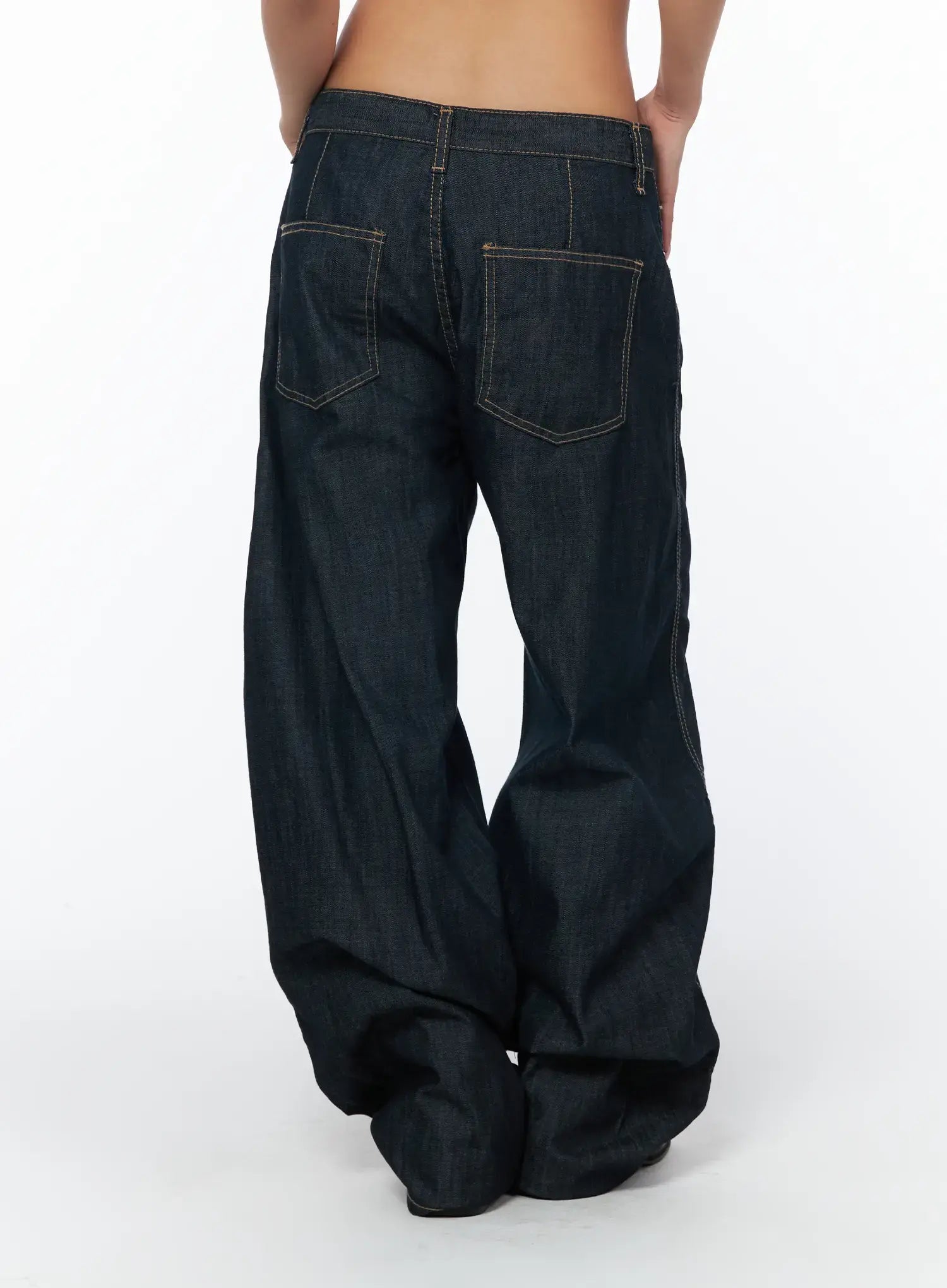 Juju Vintage Style Baggy Jeans CA516