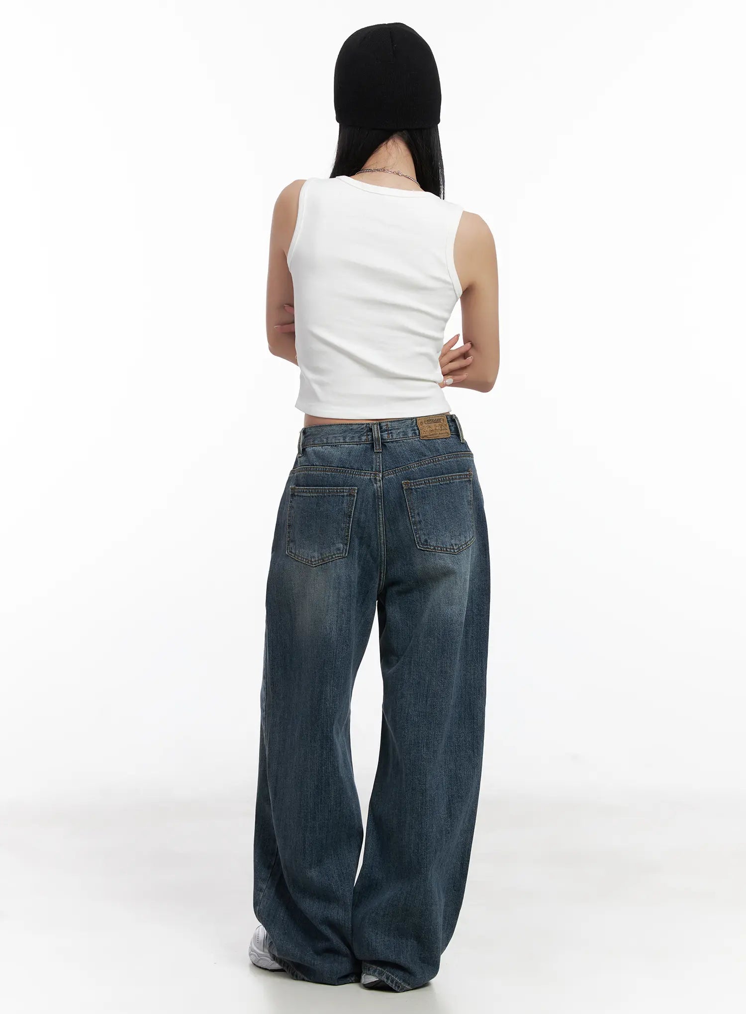 Aya Washed Baggy Jeans CN528