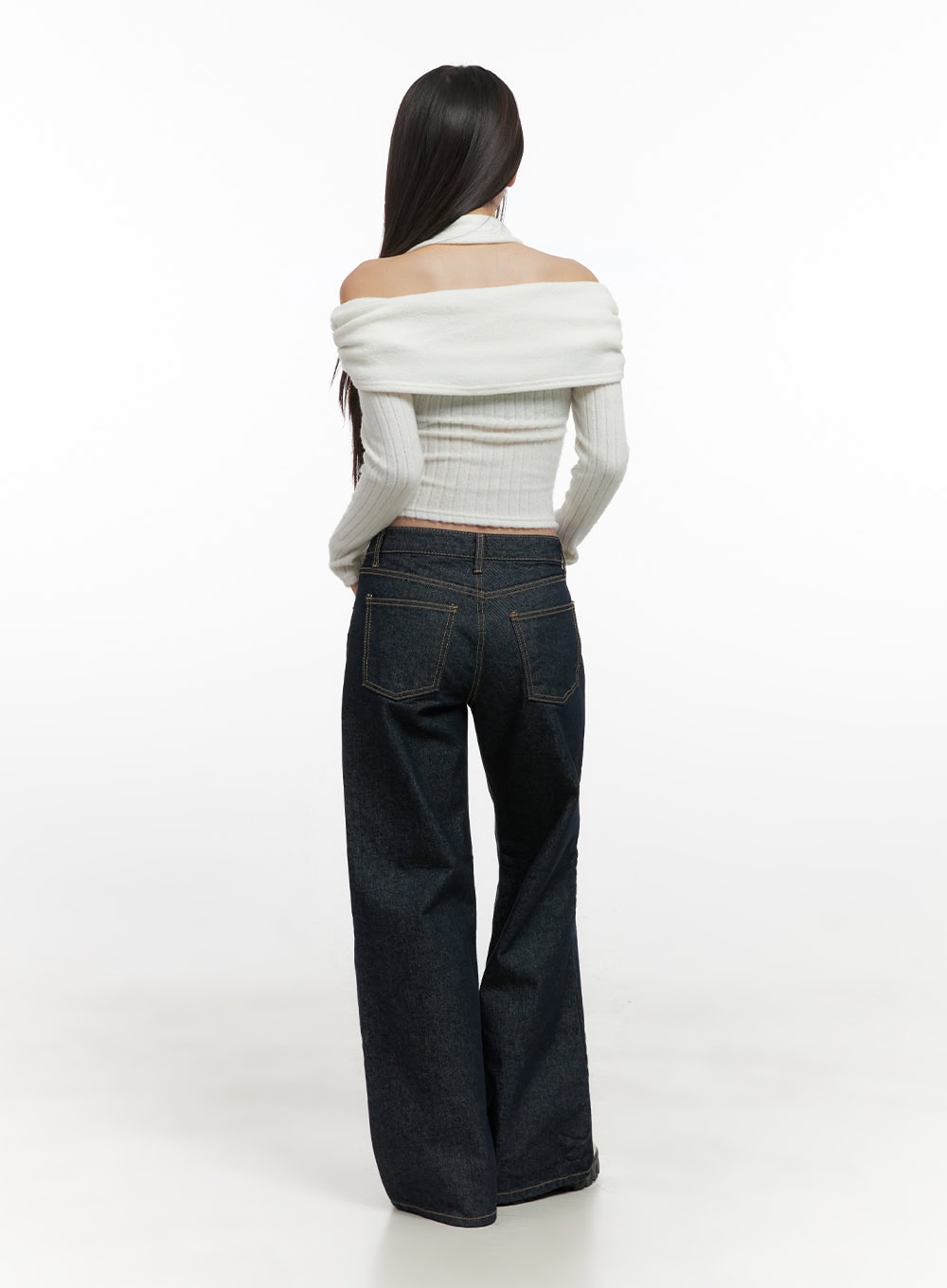 Lisa Cotton Comfort Wide Leg Jeans CN419