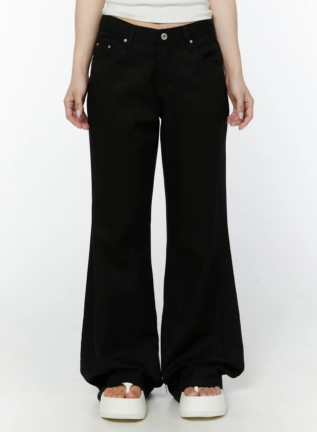 Amaiyah Low Rise Summer Bootcut Pants IY511