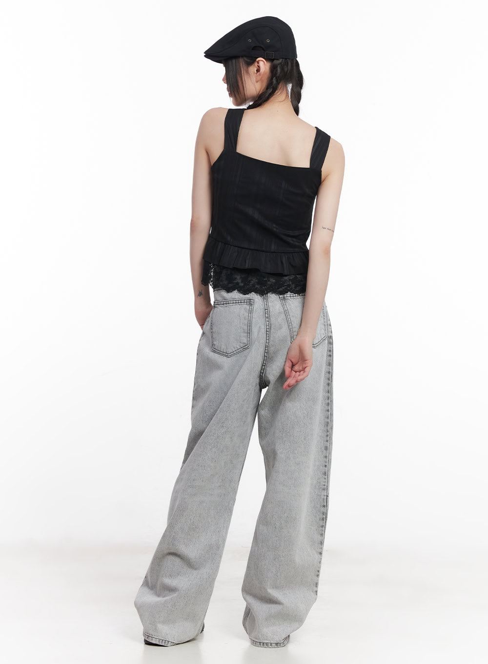 Melisa Washed Wide-Fit Jeans CU506