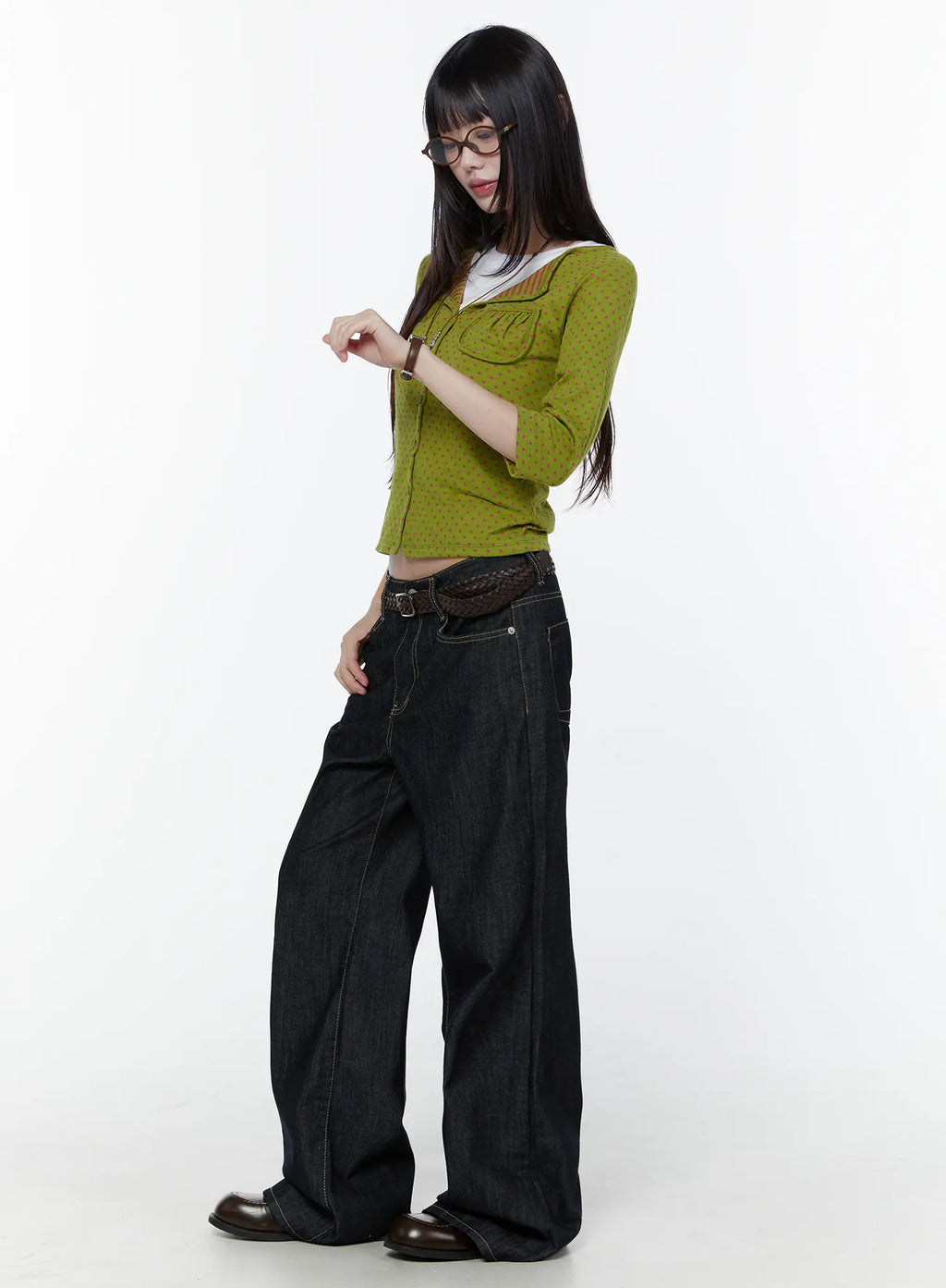 Alou No-Fade Wide-Leg Jeans CU505